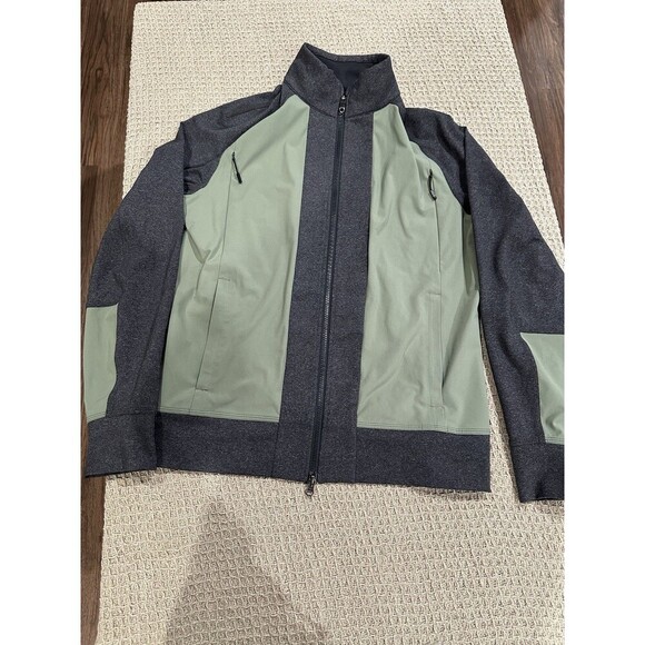 Men's Lululemon Tactic Jacket Heathered Black / Pomelo Size M - Picture 3 of 7